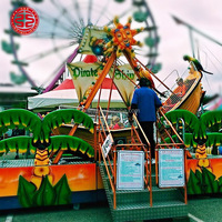 Mini bateau Pirate Ride Amusement bateau Pirate Attraction pour enfants manèges Mini parc d'attractions Ride bateau Pirate à vendre