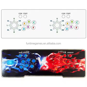 Kotak Game Arcade Retro pemutar ganda dengan Joystick, koneksi TV untuk Gaming klasik - Product Image 5