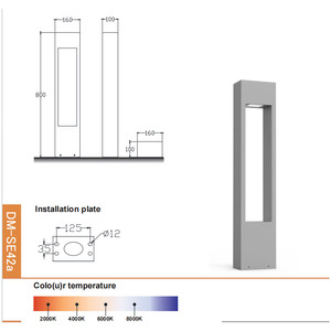 <strong>Cheap</strong> Aluminum Waterproof IP65 14W 19W 24W External Led Lawn Walkway Garden Path Outdoor Pathway <strong>Bollard</strong> Lights - Product Image 1