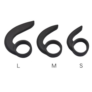 맞춤 컬러 이어폰 액세서리 실리콘 귀고리 세트 L M S 3 쌍 이어폰 행거 헤드셋 용 - Product Image 5