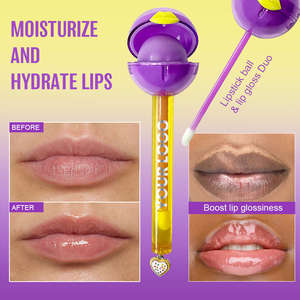 Marca Privada: Bálsamo Labial con Manteca de Karité que Mejora los Labios Oscuros, Hidrata, Reduce las Líneas de los Labios, Repara e Hidrata, en Barra y Brillo Labial - Product Image 3