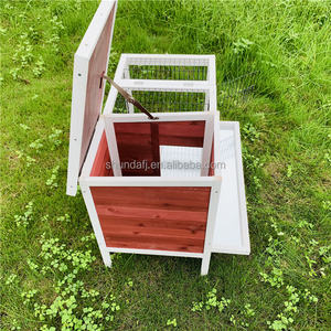 SDR011 özelleştirilmiş lüks masif ağaç çevre dostu baskı Pet <span class=keywords><strong>House</strong></span> kapalı ve açık tavşan evi kemirgen kafes Pet mobilya - Product Image 4