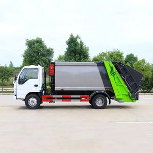 Camion à ordures compacteur électrique ISUZU <span class=keywords><strong>ELF</strong></span> 4x2 6m³ pour la collecte des déchets urbains - Product Image 3