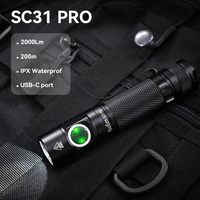 2000lm haute qualité IPX8 étanche 90CRI EDC torche résistant aux chocs auto-défense rechargeable lampe de poche led Anduril 2.0