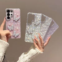 Coque de téléphone antichoc tendance avec cadre d'objectif caméra diamanté pour tous les modèles Samsung Galaxy S26 Ultra S25 S24 Plus – Vente en gros