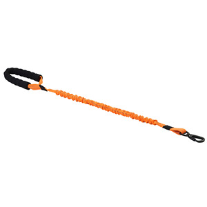 Pet <b>Leash</b> Outdoor Running Reflective Double Retractable <b>Dog</b> <b>Leash</b> Nylon Material Orange Color - Product Image 1