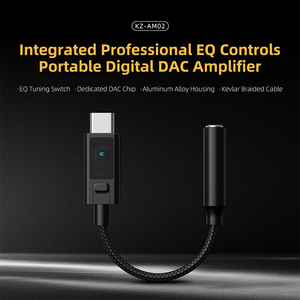 Amplificador <span class=keywords><strong>de</strong></span> <span class=keywords><strong>Auriculares</strong></span> KZ AM02 Profesional Portátil con Decodificación Digital TIPO-C <span class=keywords><strong>de</strong></span> 3.5mm y Ajuste <span class=keywords><strong>de</strong></span> <span class=keywords><strong>Sonido</strong></span> para Música y Juegos - Product Image 2