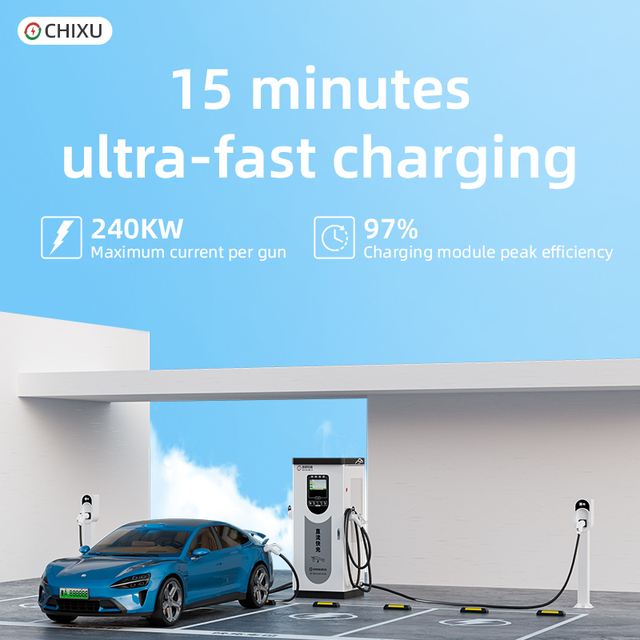 Ev Chargers 160kw Car Charging Station 240kw Ev Dc Fast Charger Floor Mounted Charging Stations