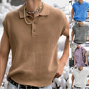 Pull en laine/viscose anti-boulochage pour homme WG Winter avec motif lettres et impression numérique sur manches longues - Product Image 2