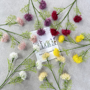 Flores Artificiales de Plástico con Espinas, Decoración para Bodas, Hogar, Ramos, Manualidades DIY - Product Image 1