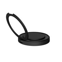 Chargeur intelligent universel mini portable 15W Type-C PD Chargeur sans fil magnétique avec support rotatif à 360° et entrée 5V/3A