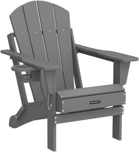 Sillas Plegables Modernas de <span class=keywords><strong>Madera</strong></span> Maciza para Exteriores, Jardín, Patio, Resistentes a la Intemperie, con Portavasos, Resistentes a los Rayos UV - Product Image 1