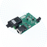 10/100Mbps 单模光纤媒体转换器 20km 双工 SC 转 1 RJ45 以太网转换器 DC5V 适用于电信 Inficomo RD-GS2401-LX