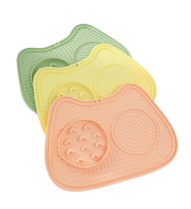 แผ่นรองเลียอาหารสุนัขซิลิโคน <span class=keywords><strong>Augus</strong></span> ชามอาหารแบบพกพาสำหรับสัตว์เลี้ยงขนาดเล็ก-ช่วยให้กินอาหารช้าลง - Product Image 1