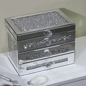 समकालीन डिजाइन थोक हस्तनिर्मित भंडारण क्रिस्टल गहने बॉक्स के लिए गहने बॉक्स गहने बॉक्स आयोजक