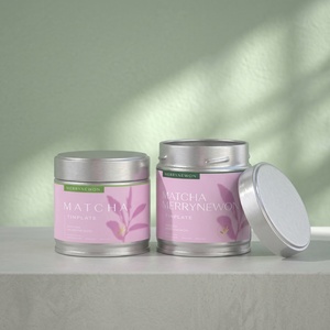 Envase Metálico de 30g para Matcha al por Mayor con Logotipo Personalizado, Lata Hermética para 1OZ 2OZ de Polvo de Alimentos Saludables - Product Image 2