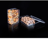 Boîtes rectangulaires en plastique transparent pour biscuits, bonbons et mariage Boîte d'emballage recyclable pour félicitations Tiramisu