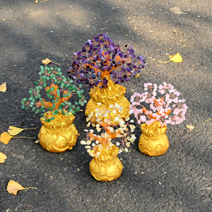 Wholesale Natural Crystal Money <b>Tree</b> Ornaments Citrine Money <b>Tree</b> for Home Decoration - Product Image 1