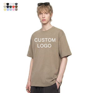 Custom Men 100% Premium Cotton Tshirts Crew <b>Neck</b> Oversized T-shirt Breathable Streetwear Short Sleeves Digital Printing T Shirt - Product Image 1