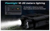 Cámara Binocular con Visión Nocturna Digital HD Multifunción, Sensor MOS, Memoria Integrada de 16 MB, Zoom Óptico <10x, Visión Nocturna