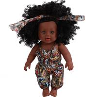 Vente chaude Poupées réalistes et mignonnes en vinyle souple et silicone, poupées américaines et africaines pour enfants, poupées bébés noirs reborn pour enfants