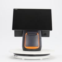 CITAQ T2w - Sistema de Punto de Venta Todo en Uno con Pantalla Táctil, Caja Registradora, Sistema POS de Windows de 15.6 Pulgadas, Impresora Térmica de 80 mm, Bluetooth 5.2