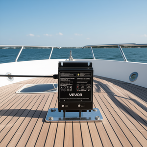 Cargador de Batería Integrado Vevor 12V 10A de 2 Bancos, Inteligente, Marino, Impermeable, para Barco/RV - Product Image 2
