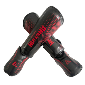 Espinilleras de Kickboxing Muay Thai, protección de empeine de boxeo MMA, protector de pie de pierna para artes marciales, combate, BJJ, Equipo de Boxeo - Product Image 5