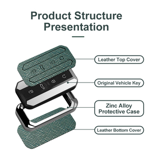 <span class=keywords><strong>Funda</strong></span> Protectora para <span class=keywords><strong>Llaves</strong></span> de Coche de Aleación de Zinc de Primera Calidad para Chery Jaecoo J5/J7 - Bolsa Protectora Duradera para <span class=keywords><strong>Llaves</strong></span> de Coche con Hebilla - Product Image 5
