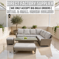 Professioneller Hersteller: Halbrunde Rattan-Outdoor-Sofagarnitur mit Lift-Top-Tisch für kommerzielle Resorts & Hotels – OEM/ODM-Unterstützung