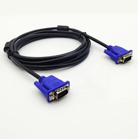 Cable VGA Serial RS422 de Alta Resolución 1080P, Niquelado, Cobre Puro, 15 Pines Macho a Macho para PC, Laptop, Monitor, Proyector, HDTV