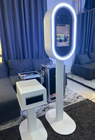 Photomaton pour iPad, surface résistante aux rayures, éclairage LED RGB à distance, ventilateur de refroidissement intégré, photomaton pour location d'événements, directement de l'usine