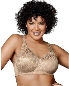 Women's Ultimate Lift Support Drahtloses Brustband Single 2-Packs Full <span class=keywords><strong>Coverage</strong></span> Atmungsaktive Haltungs-BHs - Product Image 1