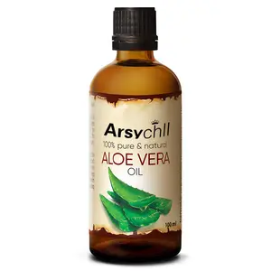 Huile d'aloe Vera, bio, 100% Pure, pour la croissance des cheveux, hydratant du visage, produit pour le corps