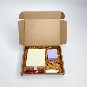 20x14x4cm <b>Small</b> Custom Logo Kraft Mailer Box Recyclable Corrugated Paper <b>Gift</b> Box for <b>Small</b> Clothing Lingerie Jewelry Shipping - Product Image 3