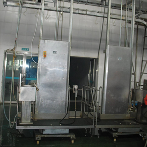 Plataforma elevadora neumática eléctrica de una sola columna doble, rodamiento de maquinaria de matadero automático para ganado - Product Image 6
