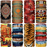 BSBH En gros Bandana vintage pour homme, cache-cou de vélo, protection solaire, tube de cou, accessoire de sport multifonction personnalisé