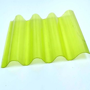 Feuille de toiture en plastique ondulé blanc <span class=keywords><strong>3m</strong></span> 5m Feuille de <span class=keywords><strong>polycarbonate</strong></span> ondulé en plastique 2mm - Product Image 1