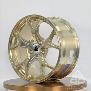 Cerchi Forgiati 722Auto da 20-22 Pollici, Monoblocco Multirazza 5x112 5x120 5x130 Spazzolati per <span class=keywords><strong>Porsche</strong></span> <span class=keywords><strong>Macan</strong></span> BMW X3 Mercedes GLC Coupé - Product Image 2