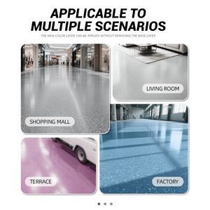 Revestimiento de Piso de Arena de Color <span class=keywords><strong>Epoxi</strong></span>, Pintura de <span class=keywords><strong>Resina</strong></span> <span class=keywords><strong>Epoxi</strong></span> Autonivelante sin Juntas para Interiores, Almacenes y Garajes - Product Image 6