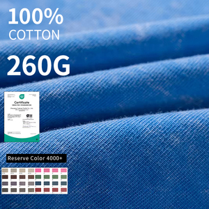 T-Shirt Oversize con Lavaggio Acido OEM 260GSM 100% Cotone Alta Qualità Magliette Vintage con Strass Streetwear all'Ingrosso per Uomo - Product Image 4