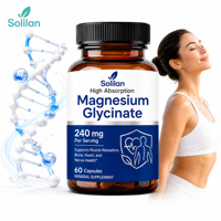 Solilan Offre Spéciale : Complément de Magnésium à Haute Absorption pour la Relaxation Musculaire – Capsules de Glycinate de Magnésium