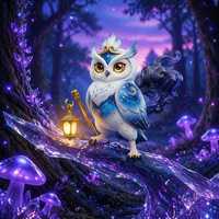 Weimeitoy Figurine d'art personnalisée en PVC et ABS, Hibou céleste, Figurine d'anime, Statue fantastique, Échelle 1/12, Prévente, Faible MOQ, Design de figurine animale de bureau
