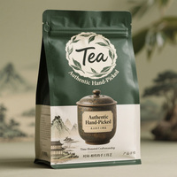 Sacs d'emballage de thé refermables de qualité alimentaire personnalisés emballage de sachet de thé vert en feuille d'aluminium pour café thé