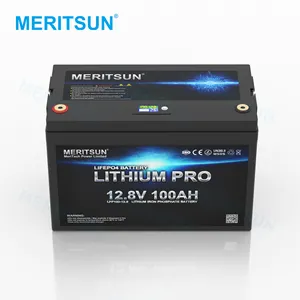 Batteria al litio Meritsun vendita calda 80ah Lifepo4 12V Ce batteria solare sigillata cicli di 3000 generale