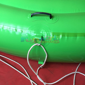 Divertido globo inflable hermético con forma de pez volador, OVNI loco para juegos acuáticos, tubo remolcable giratorio tipo huracán para embarcaciones. - Product Image 2