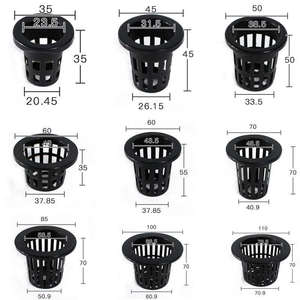 Pots en filet plastique pour plantes, légumes et fruits, système de paniers hydroponiques sans terre, dispositif de bouturage en filet, dispositif de colonisation à fentes - Product Image 1