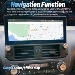 วิทยุติดรถยนต์หน้าจอแอนดรอยด์ 14 ขนาด 12.3 นิ้ว รองรับ Carplay สำหรับรถยนต์โตโยต้า ปราโด 150 ปี 2010-2017 เครื่องเล่นมัลติมีเดีย วิดีโอ GPS ระบบนำทาง - Product Image 4