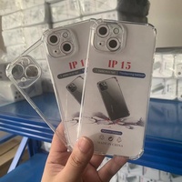 Nouvelle coque de téléphone portable pour iPhone 14 15 16 17, moderne, multifonctionnelle, simple, antichoc, souple, transparente, claire