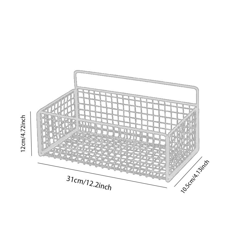 Large - White (includes 2 adhesive hooks)